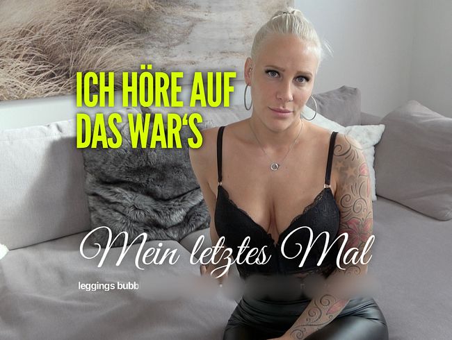 Lara CumKitten Porno Video: Das war's. Ich höre auf | Mein letztes Mal!