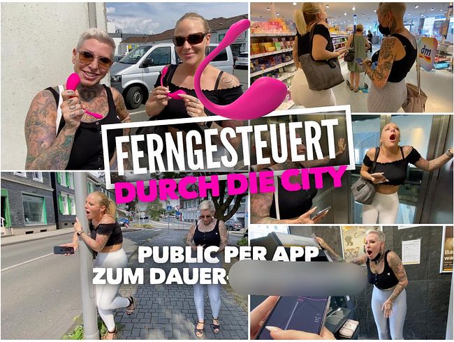 Lara CumKitten Porno Video: FERNGESTEUERT durch die City | PUBLIC per App zum DAUER ORGASMUS