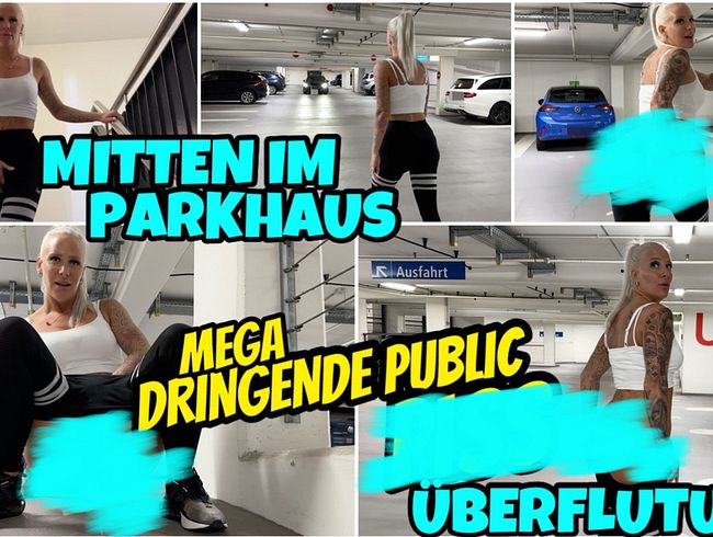 Lara CumKitten Porno Video: Mitten im Parkhaus | Mega dringende PUBLIC pi** Überflutung